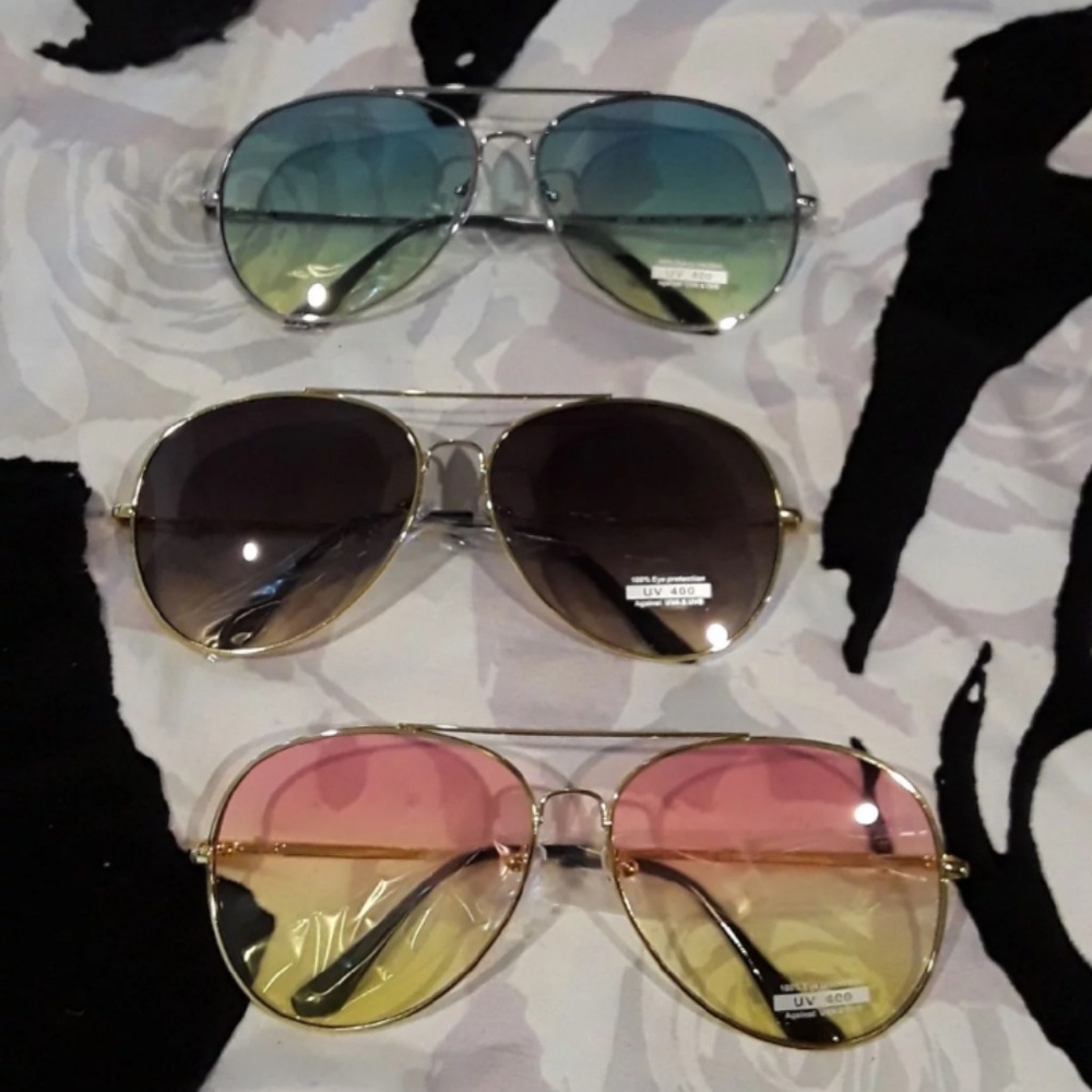 Fashion sunglasses aviator design